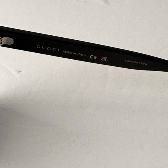 New  - 💯 Authentic Gucci Smoke Square Men's Sunglasses GG0001SN 001 - Picture 10 of 12